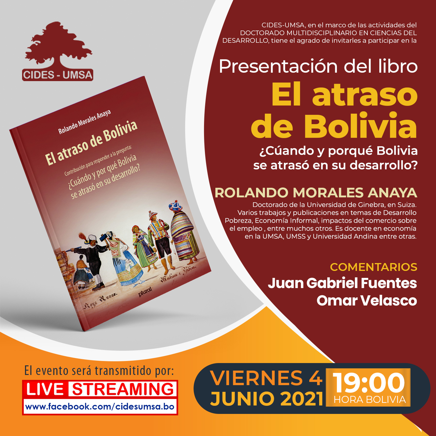 Presentación del Libro EL ATRASO DE BOLIVIA